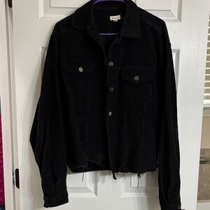 POL Black Corduroy Jacket